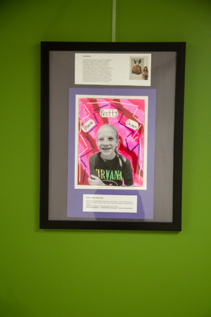 Colorful collage art.