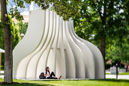 Woman by tree of life 