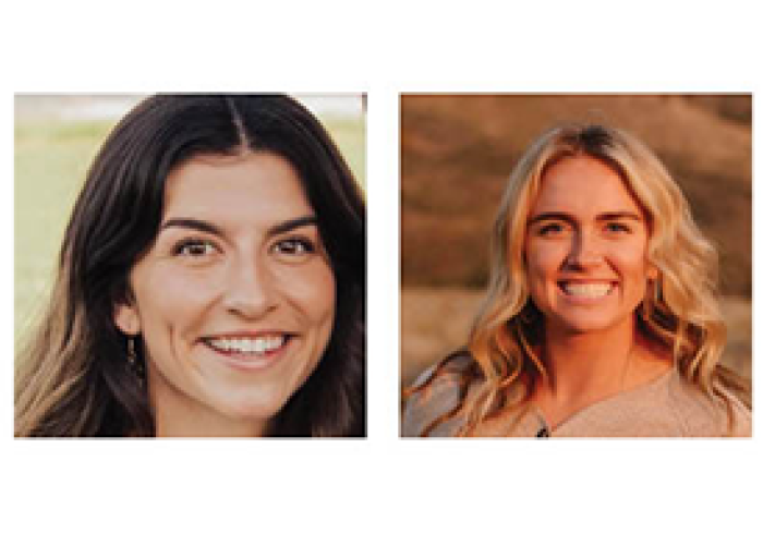 Hannah Nelson and Brittany Hansen smiling